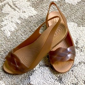Women’s Crocs wedge sandal (new condition)